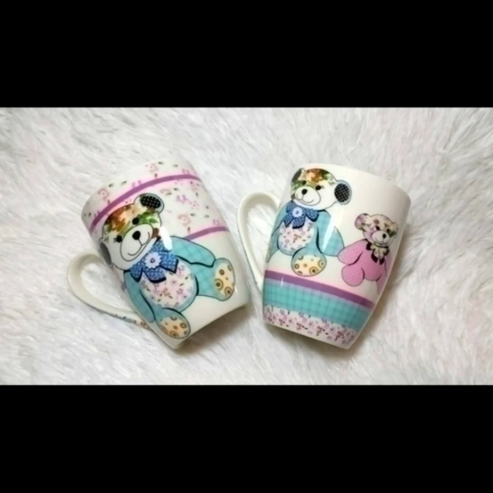 All For You Patchwork Teddy Bear Ceramic M…